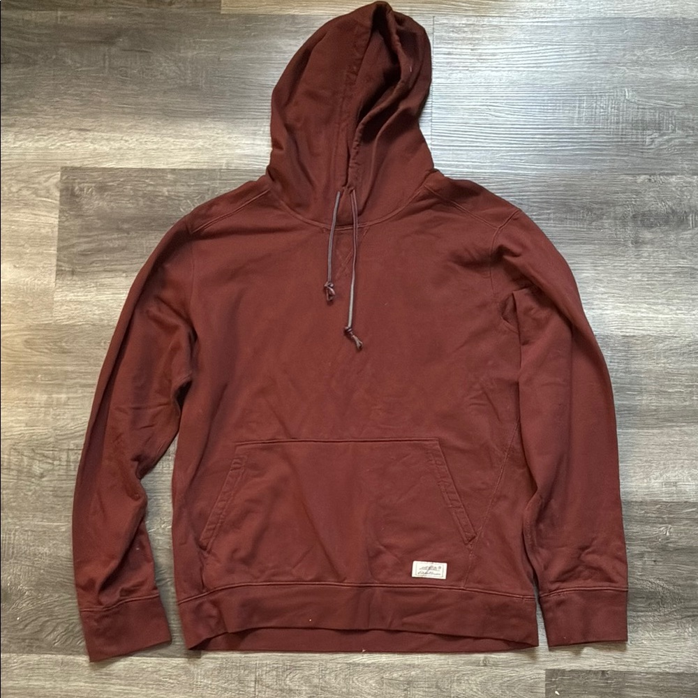 Eddie Bauer Men's Deep Maroon Hoodie